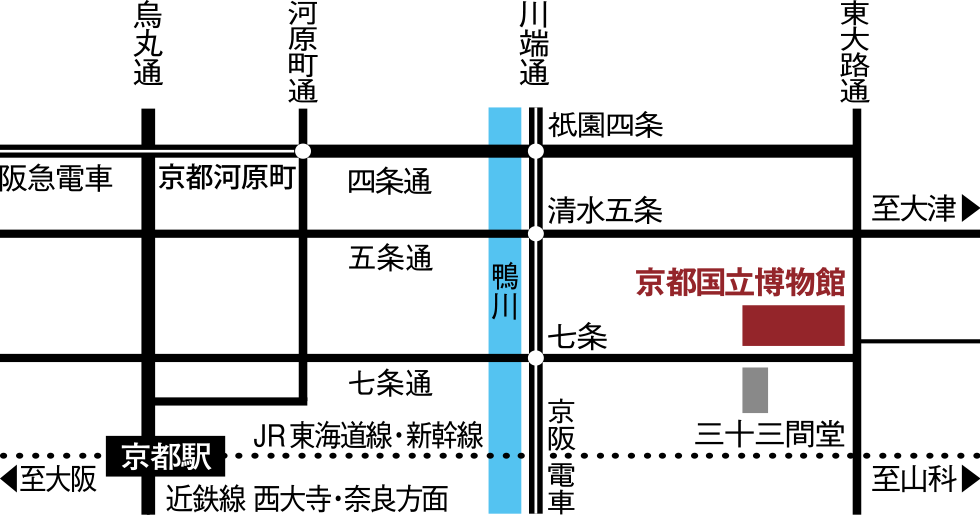 京都国立博物館（地図）